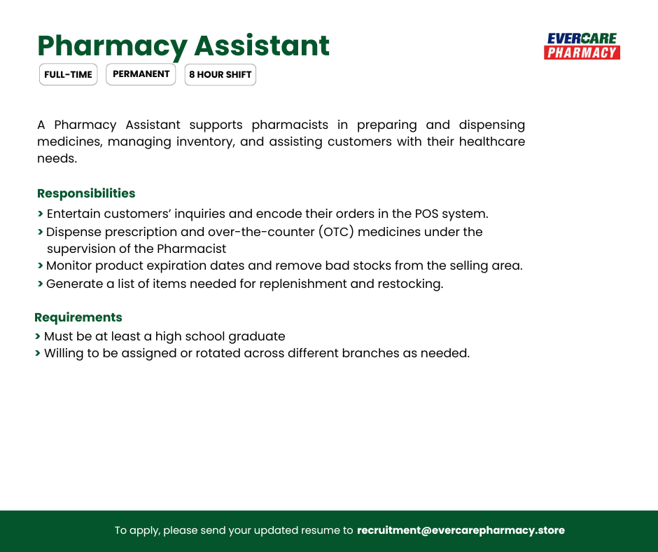 copy of copy evercare pharmacy hiring